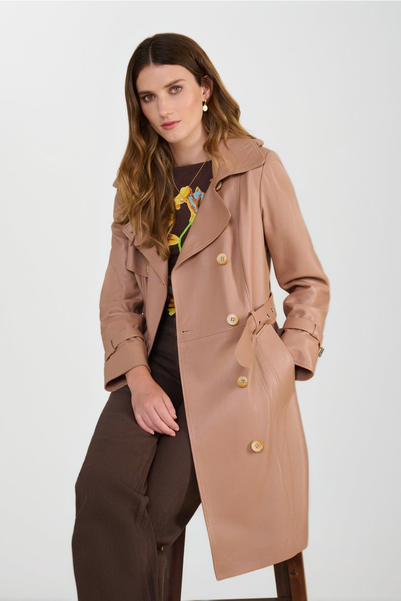 Soho Leather Jacket, Alternate, color, Mocha Brown