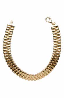 Argento Vivo Sterling Silver Pointed Link Bracelet