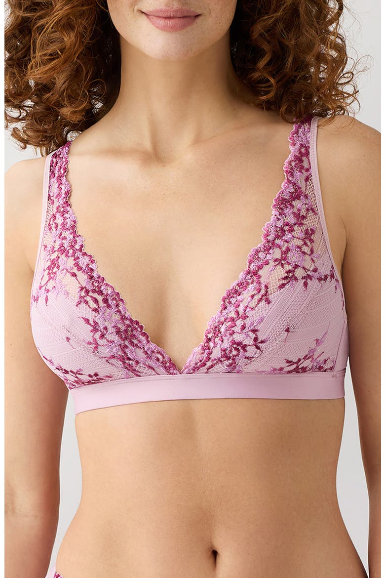 Embrace Lace® Wire Free Bralette, Main, color, KEEPSAKE MULTI