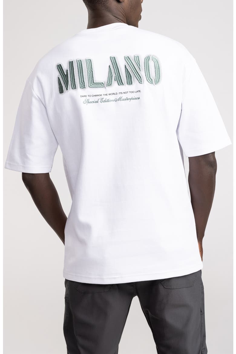 Milano Oversize T-Shirt, Alternate, color, White