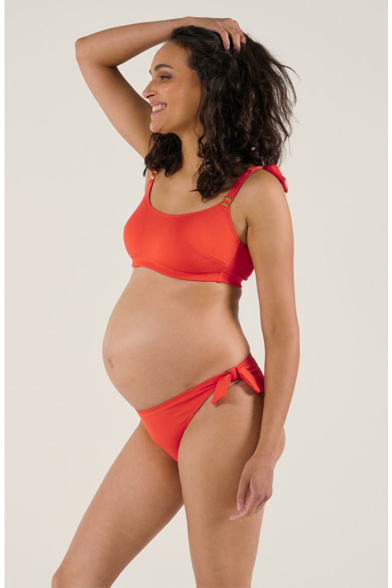 Maternity bikini Porto Vecchio, Main, color, Orange