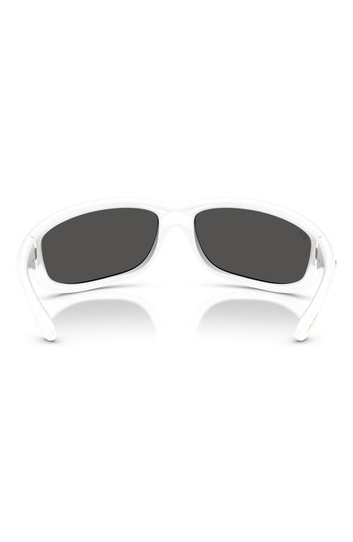 Ray Ban Ray-ban X A$ap Rocky Ultra Wrap 003 86mm Shield Sunglasses In Gray