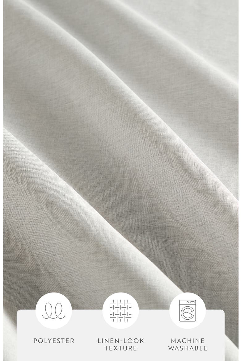 Woven Shower Curtain, Alternate, color, LIGHT GRAY