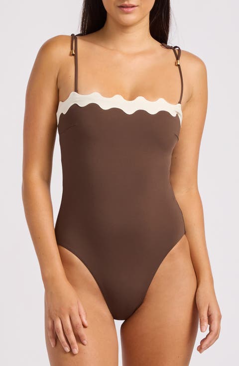 Rickrack One-Piece Swimsuit