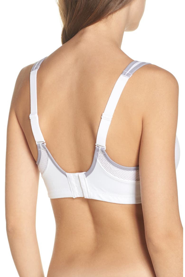 Lindsay Sport Underwire T-Shirt Bra, Alternate, color, WHITE/ LILAC GRAY
