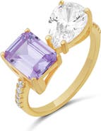 SHYMI Cubic Zirconia Cocktail Ring