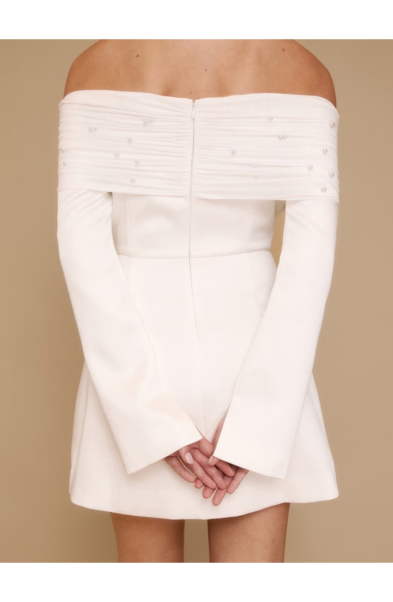 Six Stories Bardot Mini Dress, Alternate, color, 