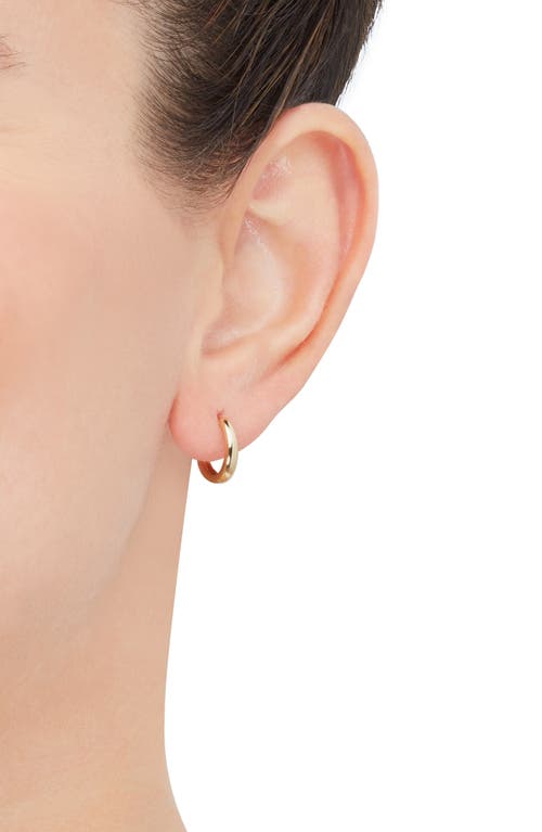 Frankie & Zoe 14k Yellow Gold Huggie Hoop Earrings In Gold