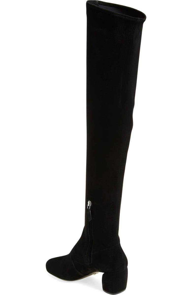Prada Over the Knee Boot, Alternate, color,