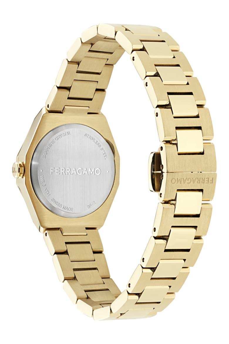 Edge Bracelet Watch, 28mm, Alternate, color, YELLOW GOLD