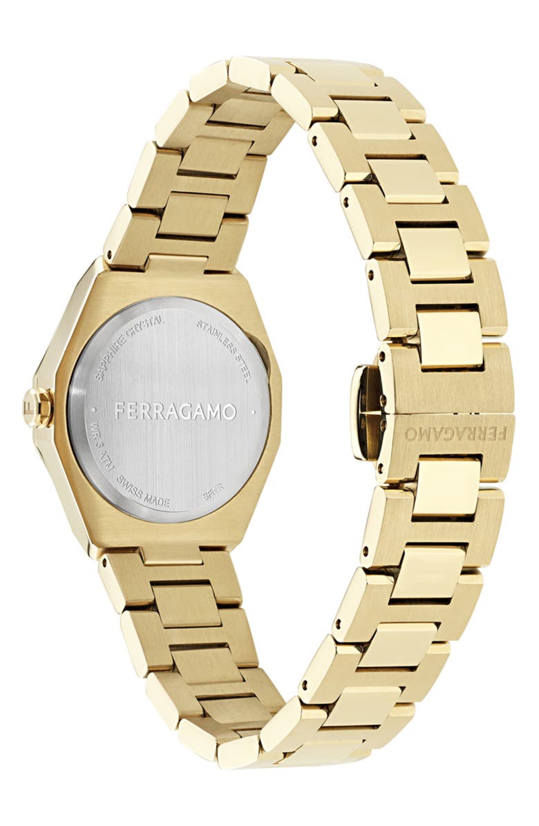 FERRAGAMO Edge Bracelet Watch, 28mm, Alternate, color, 