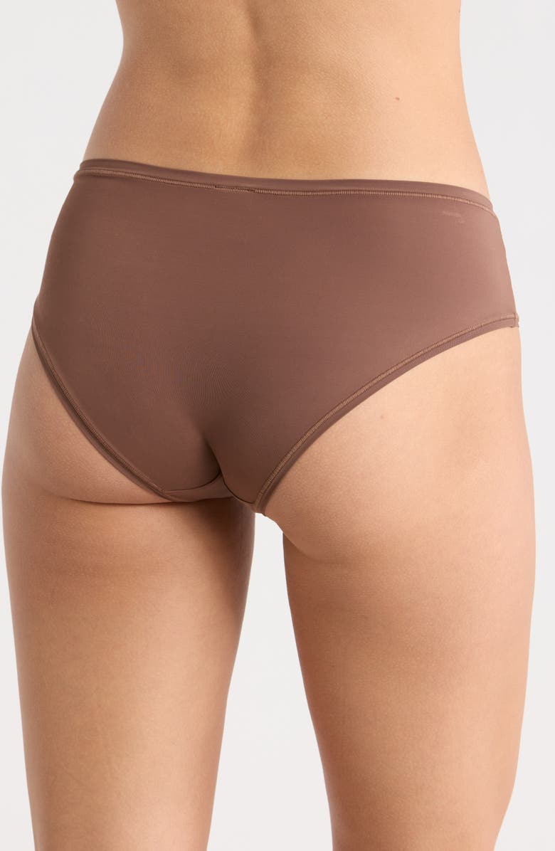 Florence by Mills Soft Flex Hipster Panties, Alternate, color, Chestnut