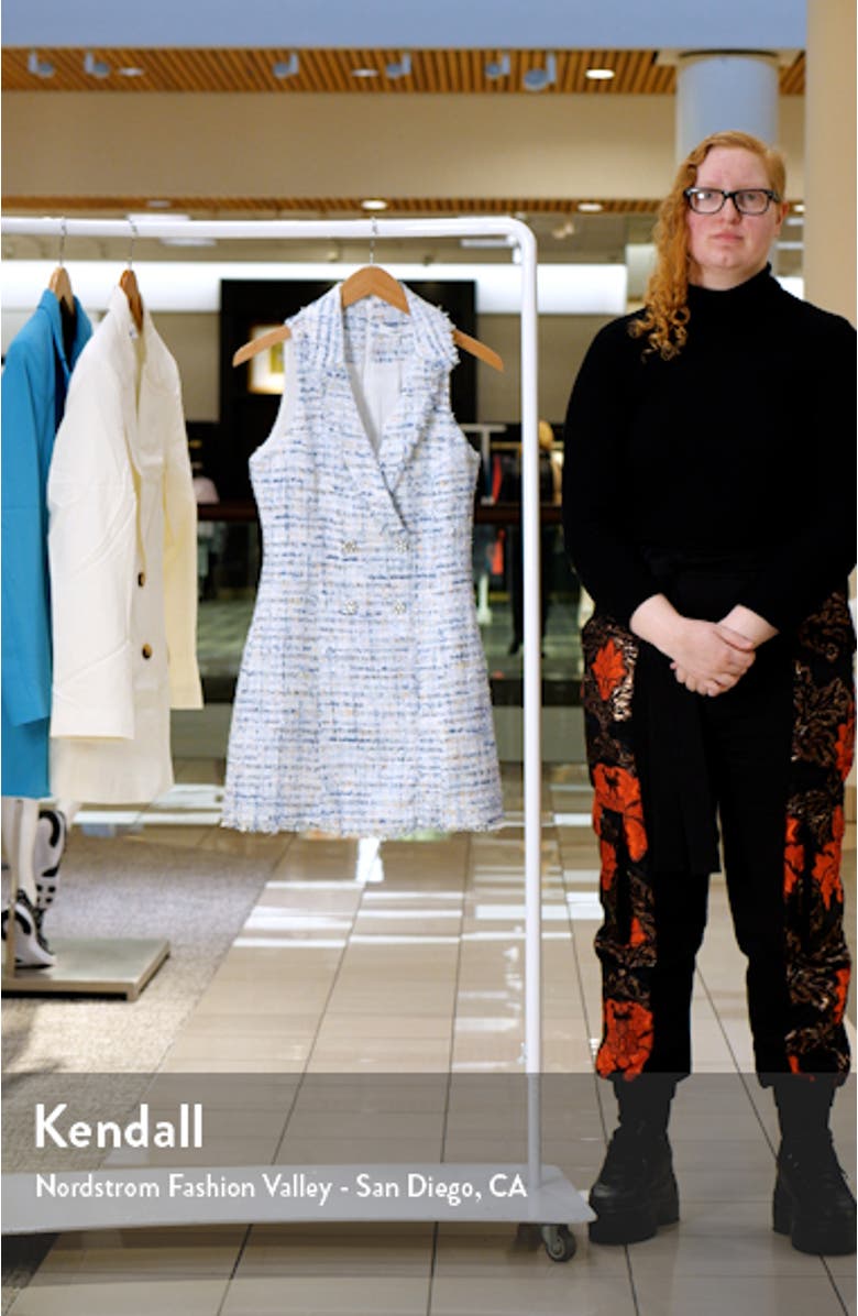 Double Breasted Tweed Dress, sales video thumbnail