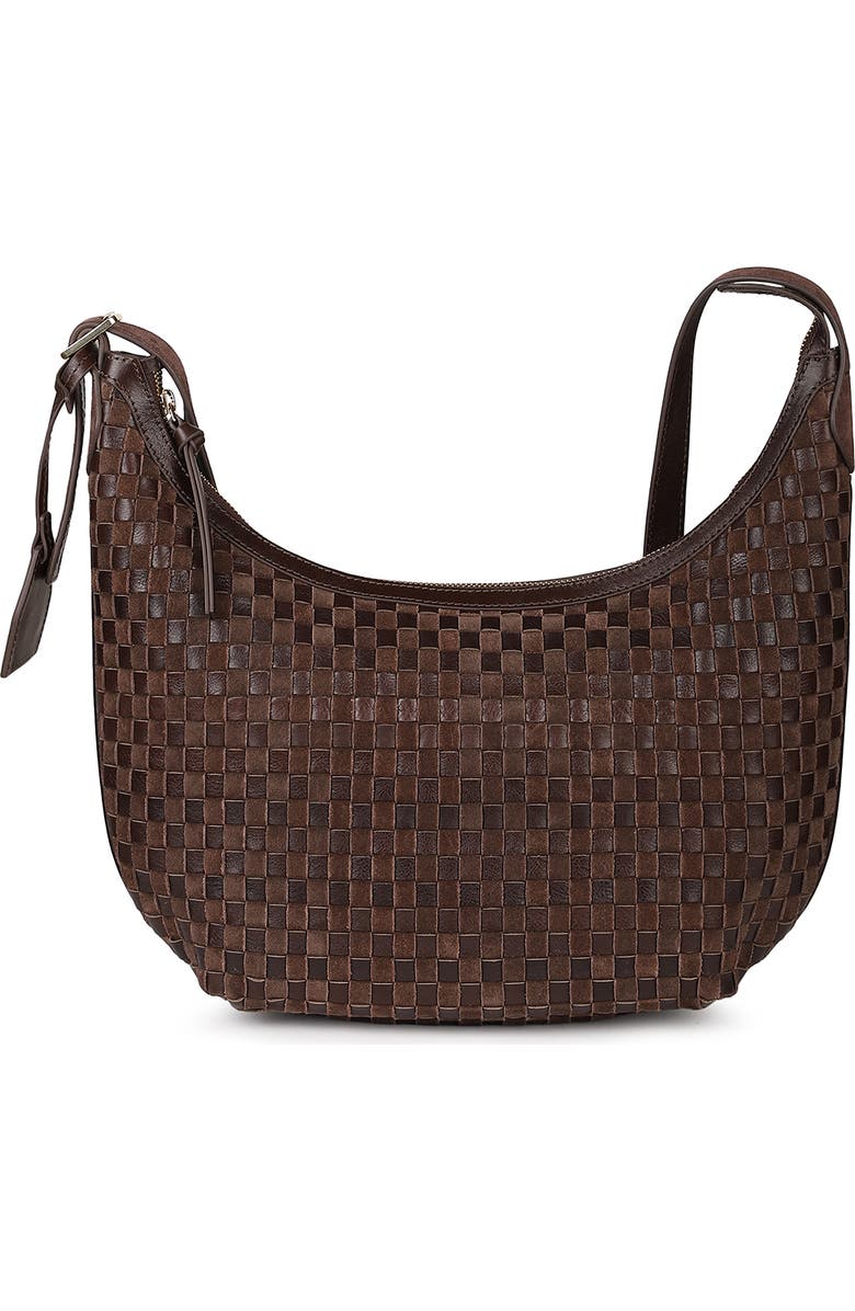 Rafe New York Large Alva Large Hobo, Alternate, color, Chocolate