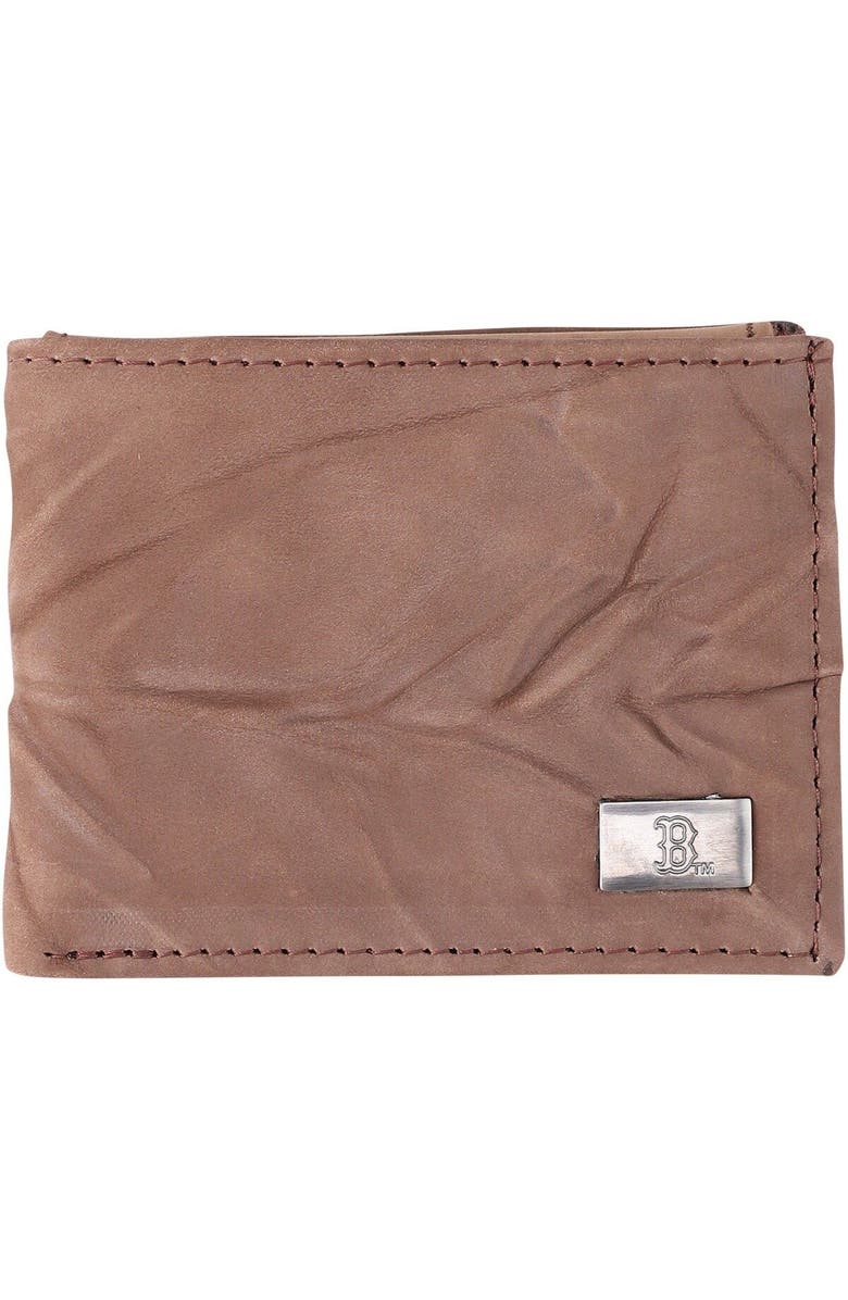 EAGLES WINGS Boston Red Sox Leather Bifold Wallet, Main, color, 