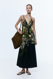 H&M Flared halterneck dress