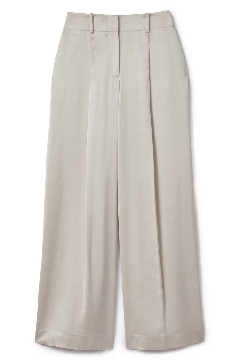 Isla High Waist Wide Leg Pants, Alternate, color, CHAMPAGNE