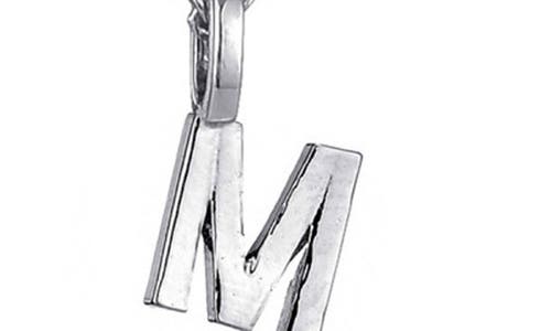 Adornia Initial Pendant Layered Chain Necklace In Metallic