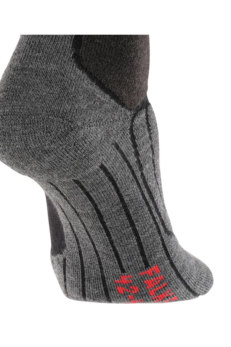SK2 Intermediate Wool Ski Socks, Alternate, color, Black-Mix