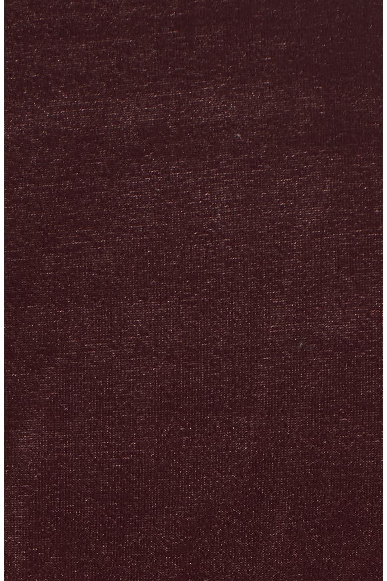 Vita Down & Feather Fill Quilted Velvet Jacket, Alternate, color, BURGUNDY