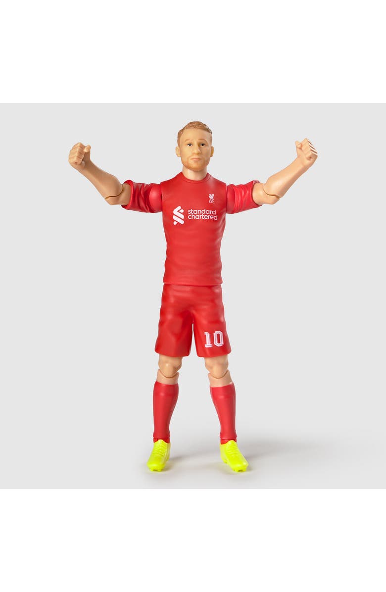 Banbo Toys SOCKERS Liverpool F.C. Mac Allister 8" Collectible Soccer Action Figure, Alternate, color, Red