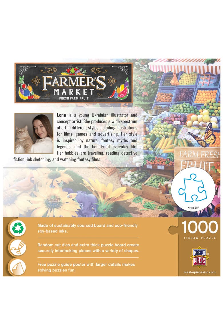 1000 Piece Jigsaw Puzzle - Fresh Farm Fruit - 19.25"x26.75", Alternate, color, Multicolor