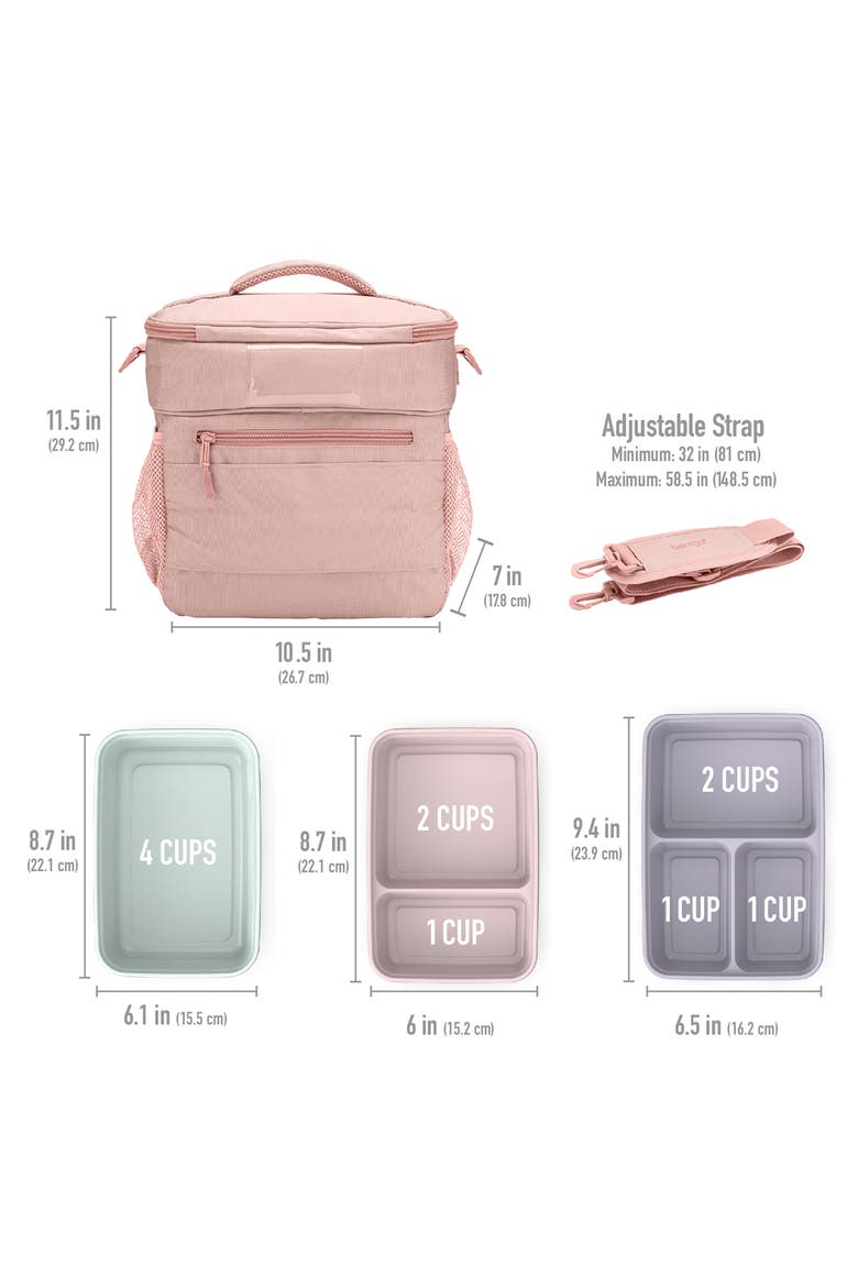 60-Piece Meal Prep & Lunch Bag Set, Alternate, color, PASTELS