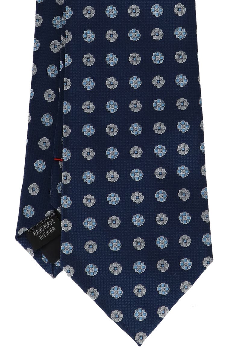Scotch & Soda Flower Dot Tie, Alternate, color, Navy