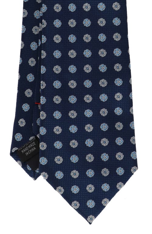 Scotch & Soda Flower Dot Tie In Blue