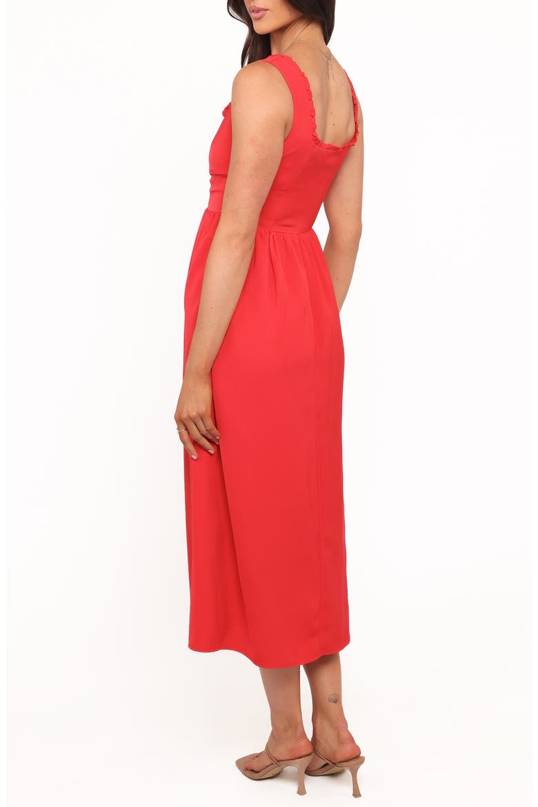 Melrose Sleeveless Midi Dress, Alternate, color, RED