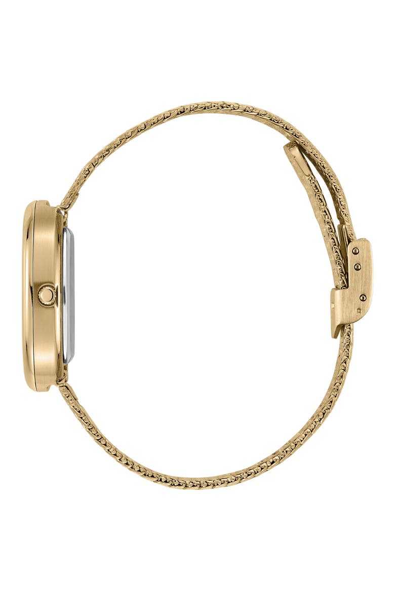 Jane Mesh Strap Watch, 23mm, Alternate, color, 18K GOLD-PLATED