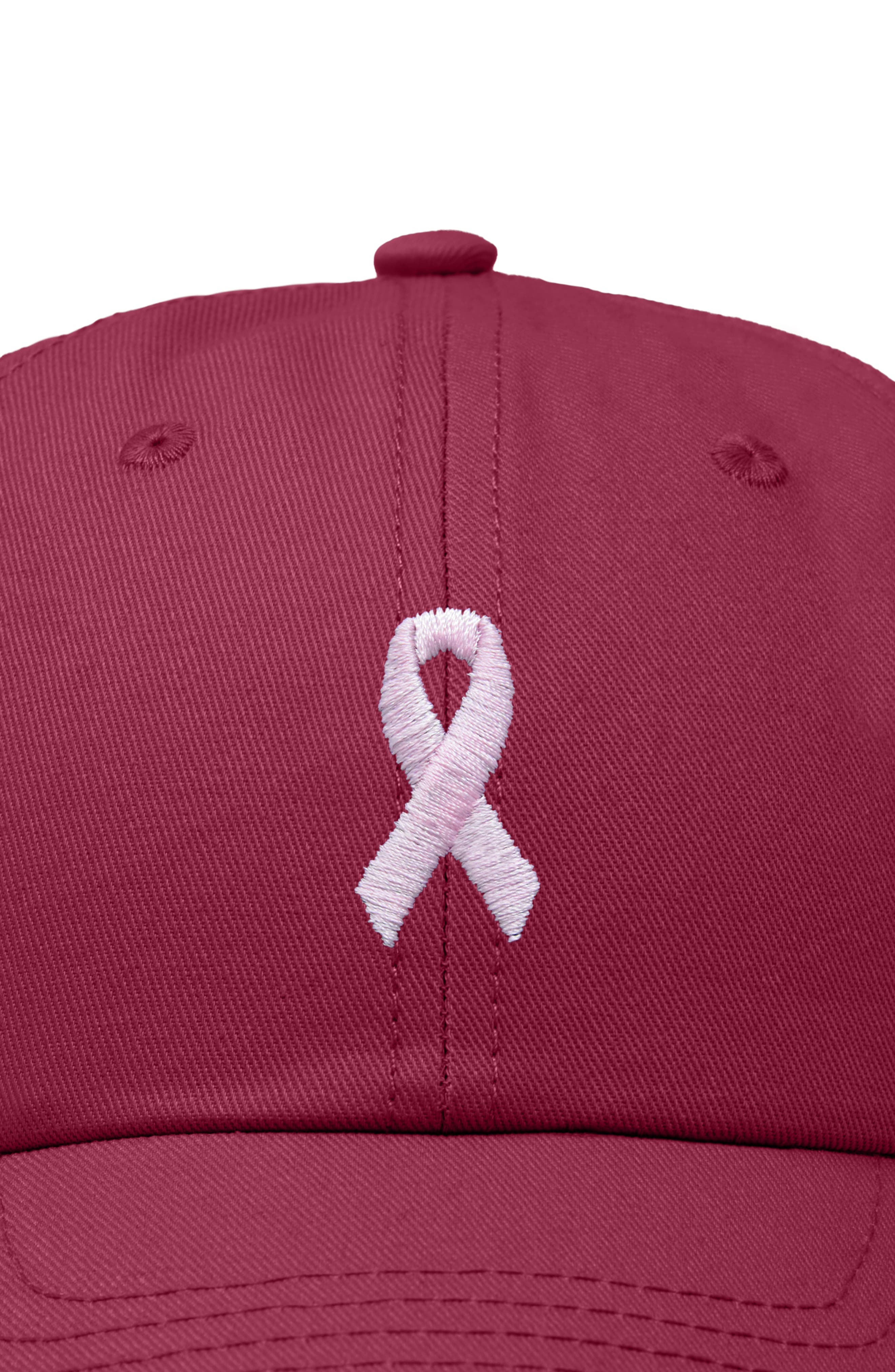 Dalix Pink Ribbon Dad Cap (Women) | Nordstrom