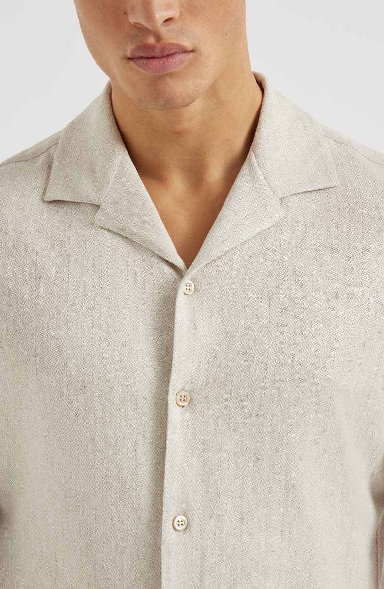 Brunello Cucinelli Short sleeve shirt, Alternate, color, Panama