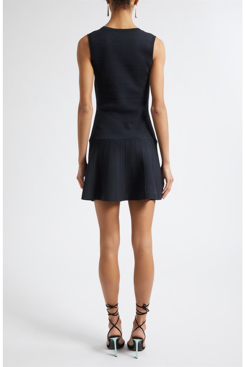 Anika Fit & Flare Minidress, Alternate, color, BLACK