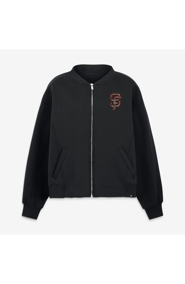 FANATICS Women's Fanatics Black San Francisco Giants Oversized Rage Against Full-Zip Jacket, Main, color, Black