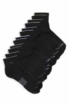Calvin Klein 6-Pack Cushioned Quarter Length Socks