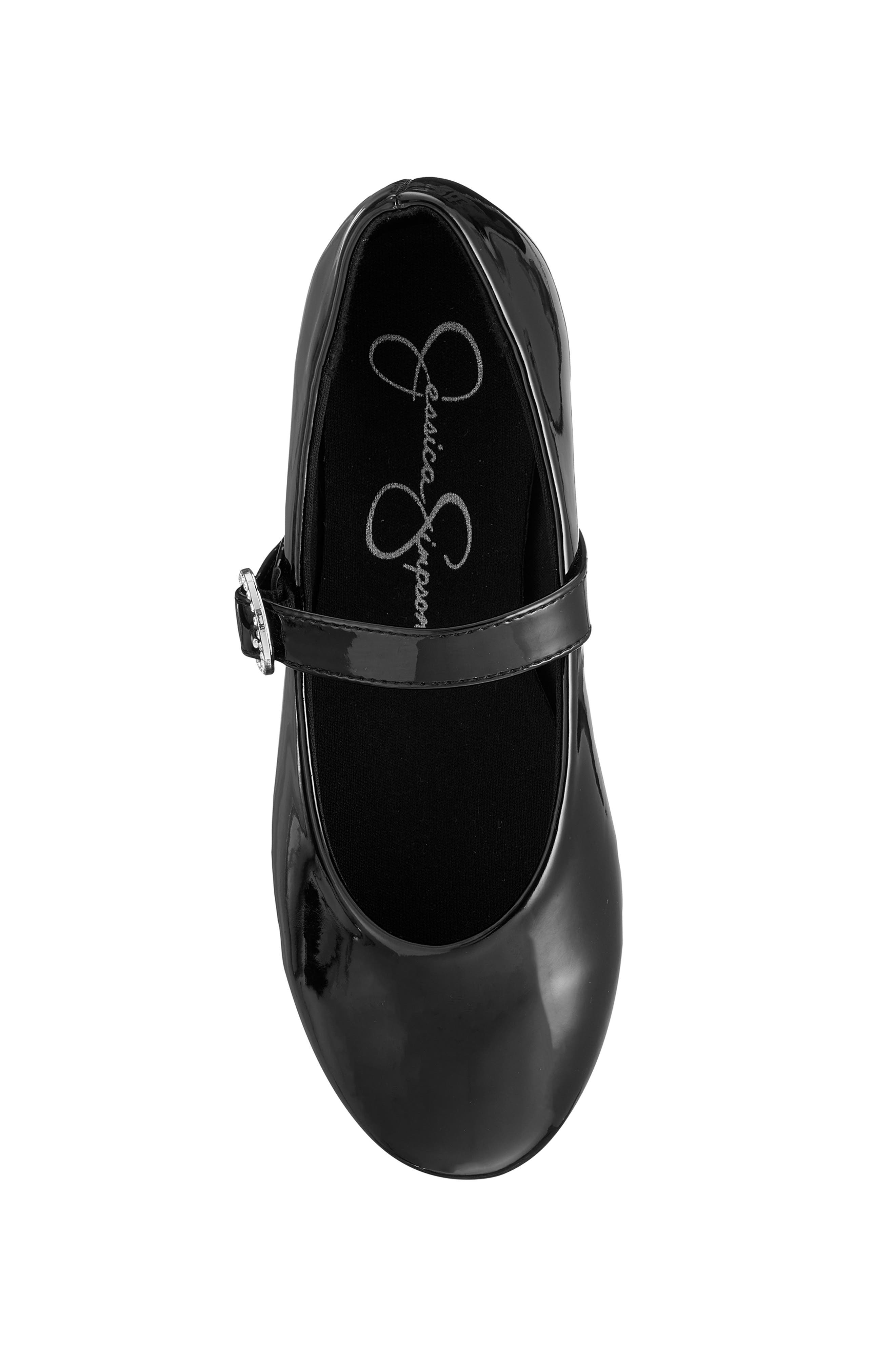 Jessica Simpson Amy Mary Jane Flat, Alternate, color, Black