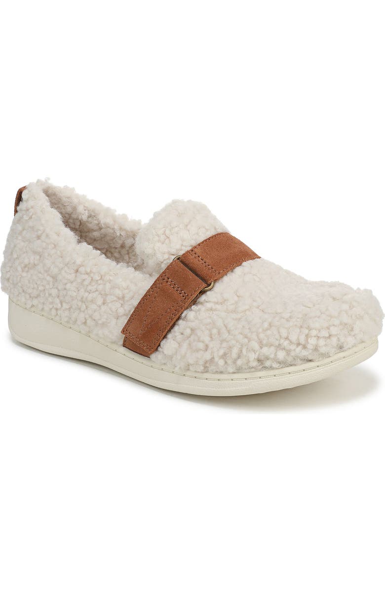 Vionic Imogen Faux Shearling Clog, Main, color, Cream