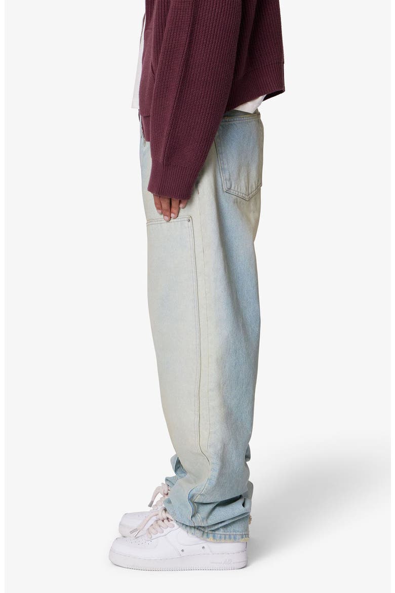 West Double Knee Wide Leg Jeans, Alternate, color, BLUE