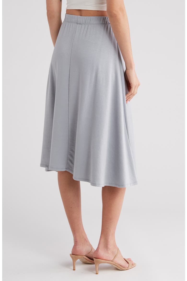 Flare Midi Skirt, Alternate, color, NORTHERN DROPLET