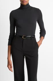 Vince Essentials Turtleneck Top