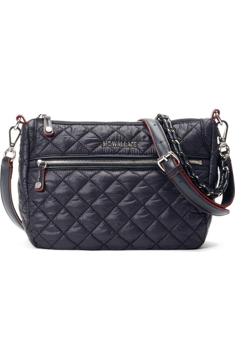 MZ Wallace Crosby Ella Quilted Nylon Crossbody Bag, Main, color,