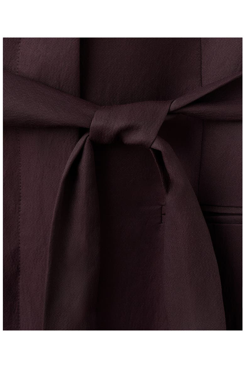 Belted Vest Minidress, Alternate, color, BURGUNDY