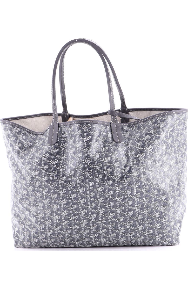 Pre-Owned Goyard Saint Louis Tote Coated Canvas PM, Main, color, Gray