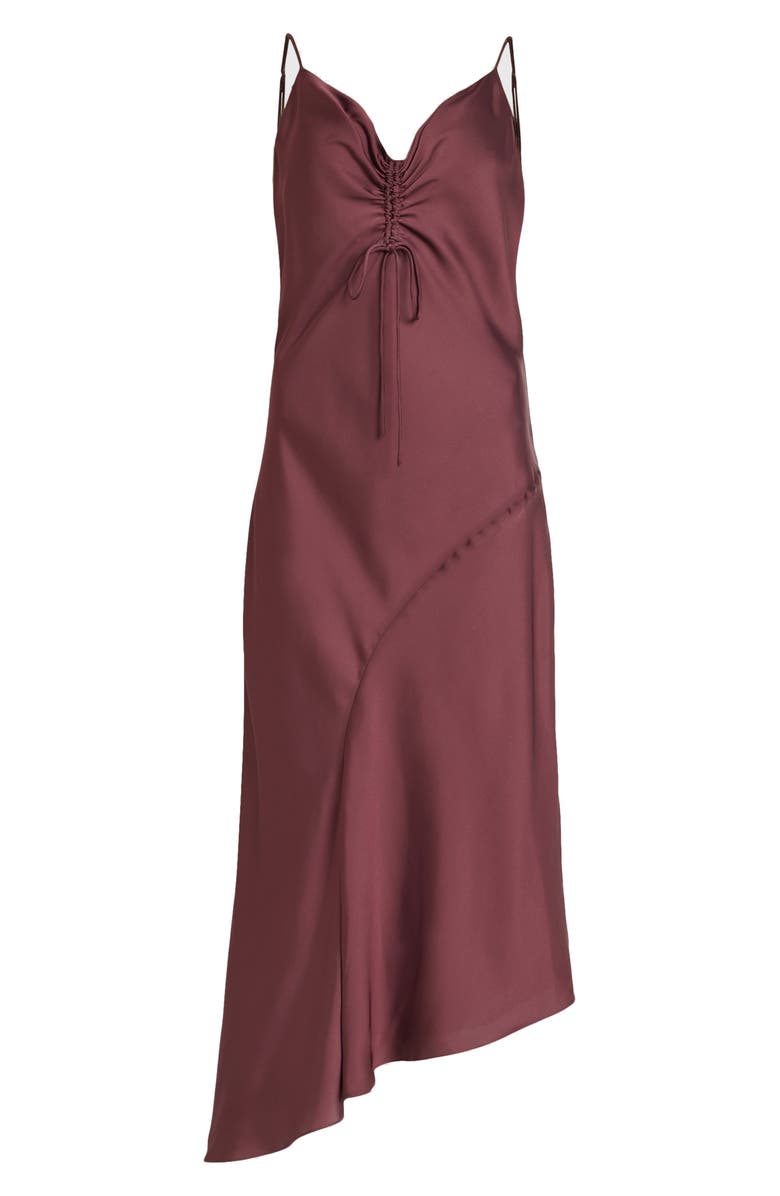 AllSaints Alexia Asymmetric Slipdress, Alternate, color, 