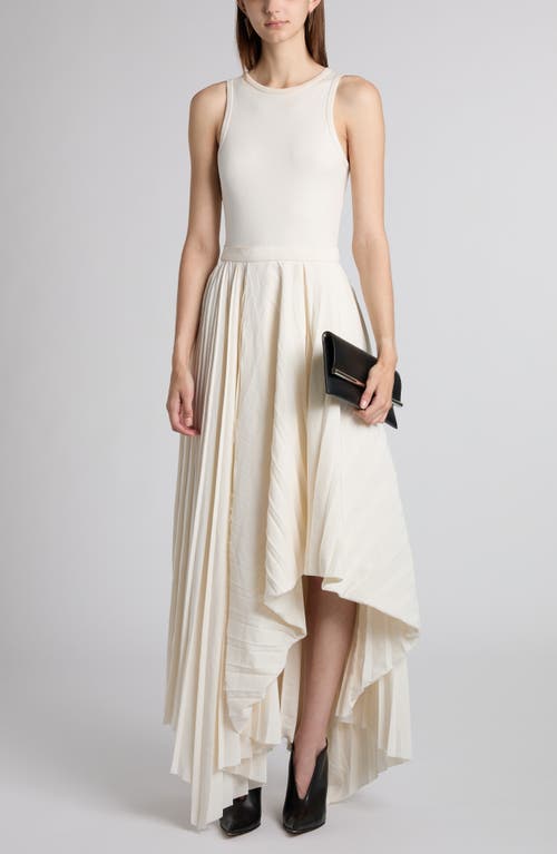 Alexander Mcqueen Mcqueen Asymmetrical Dress In Ivory