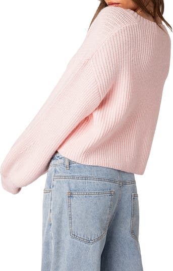 Sabrina Bishop Sleeve Crop Cardigan
