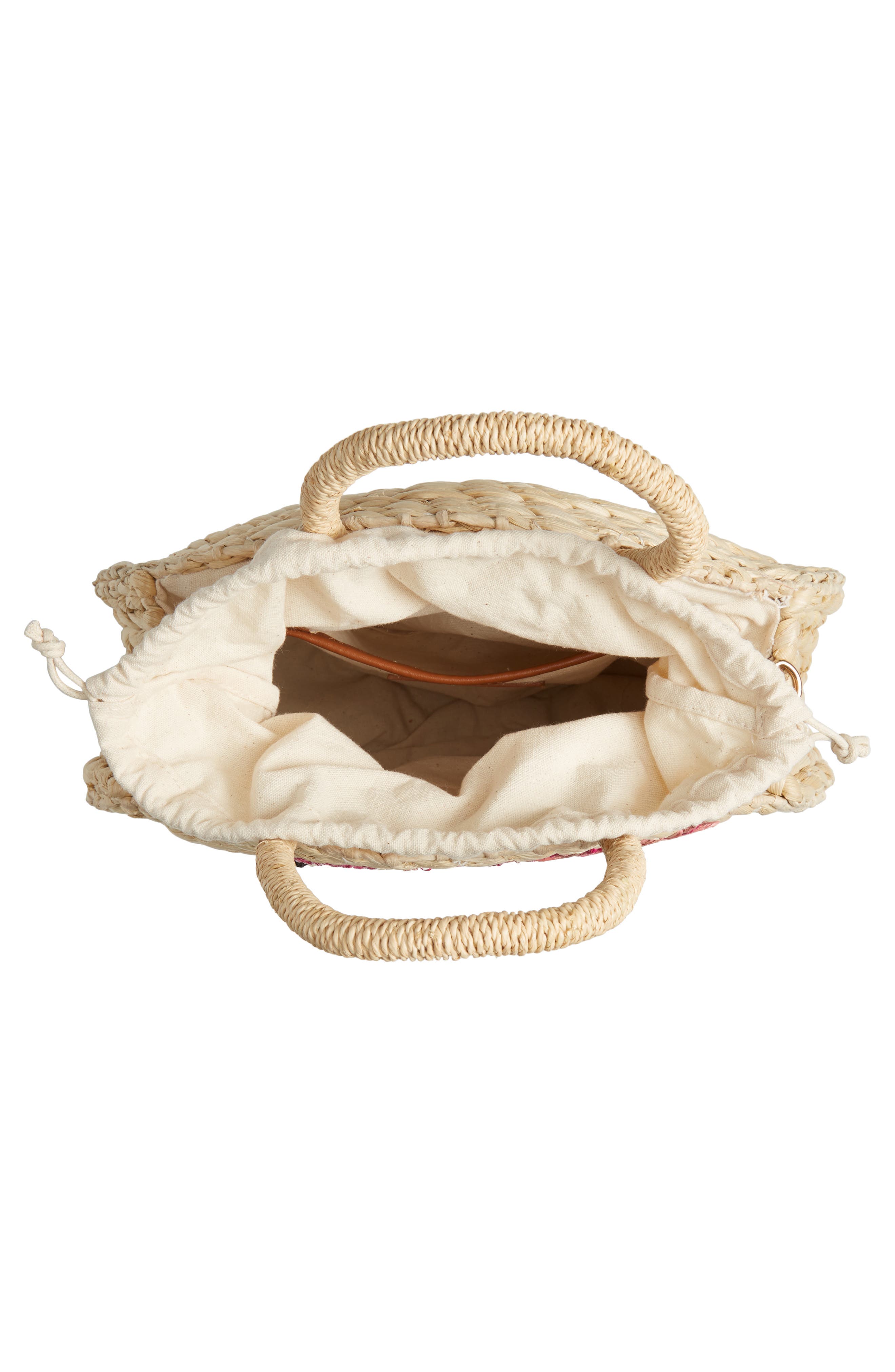 Nordstrom Flamingo Round Satchel, Alternate, color, 