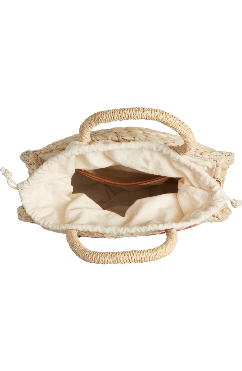 Nordstrom Flamingo Round Satchel, Alternate, color,