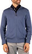 TailorByrd Fine Knit Full Zip Sweater